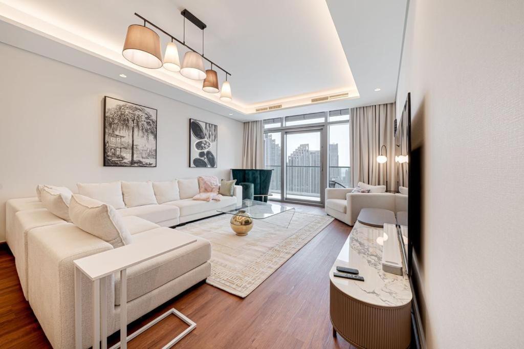 Paramount Midtown Luxury 2 Bedroom With Full Burj-Khalifa View Dubai Eksteriør bilde