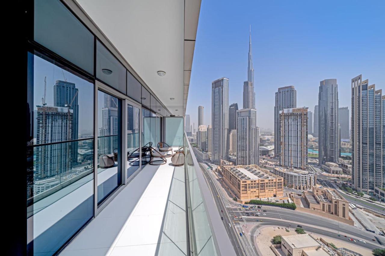Paramount Midtown Luxury 2 Bedroom With Full Burj-Khalifa View Dubai Eksteriør bilde