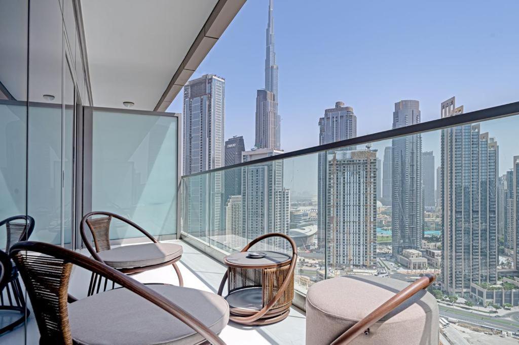 Paramount Midtown Luxury 2 Bedroom With Full Burj-Khalifa View Dubai Eksteriør bilde